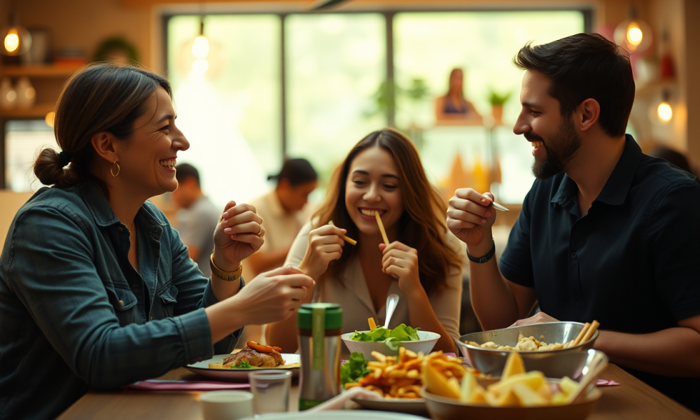 A good-looking man and a cute woman are looking happy after Keto Diet.