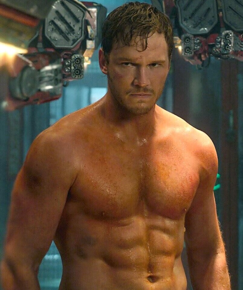 Chris Pratt is looking happy after weight loss. 